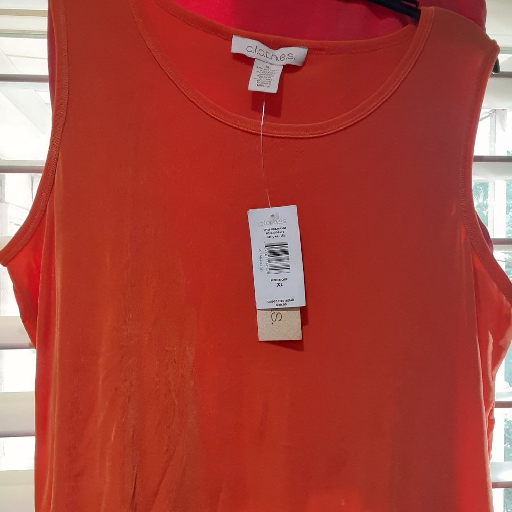 New Orange Tank Top (with tag)